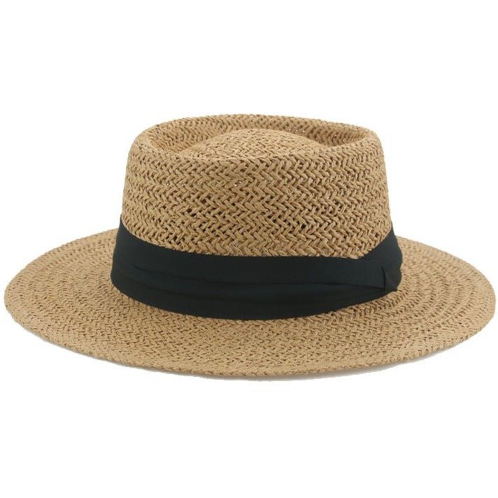 1920's Men Straw Boater Hat