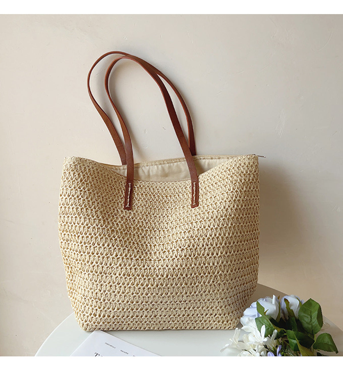 Summer Straw Tote Bags