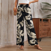 Beach Boho Pants black