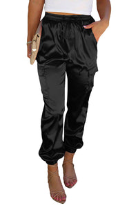 Black Boho Pants - Elastic Waist Pants