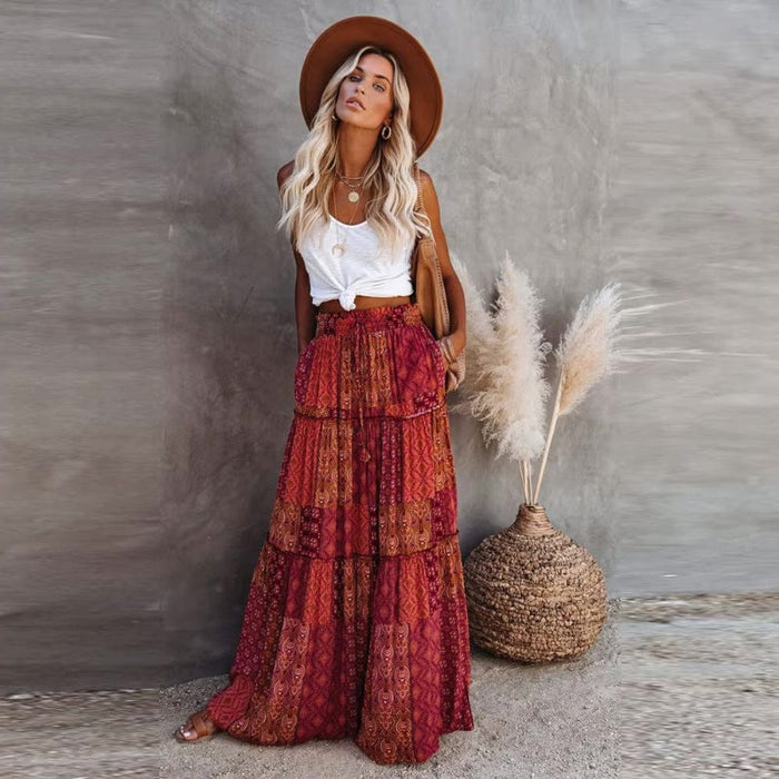 Bohemian Maxi Skirt