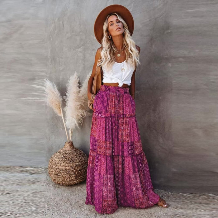 Bohemian Maxi Skirt