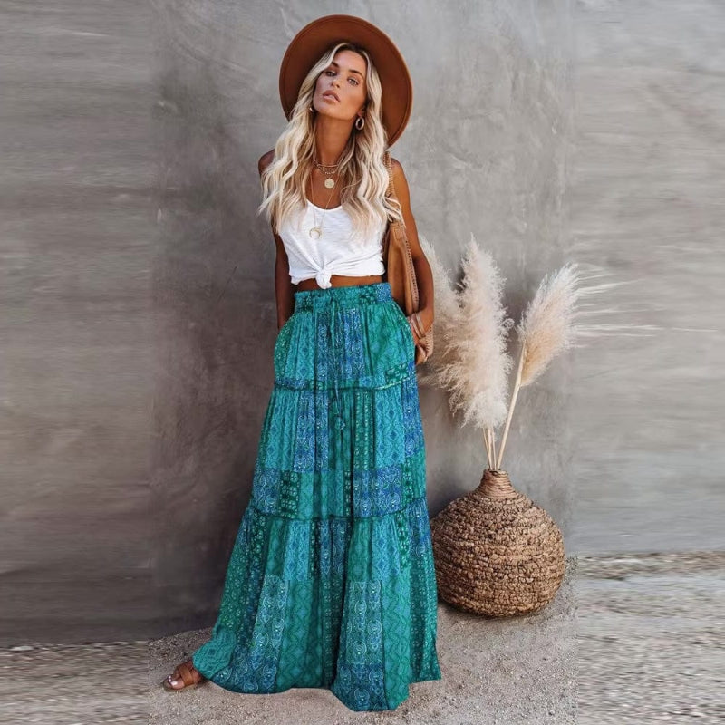 Bohemian Maxi Skirt