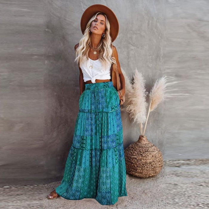 Bohemian Maxi Skirt