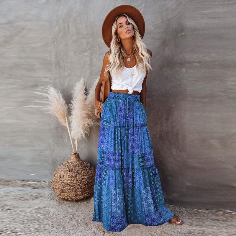 Bohemian Maxi Skirt
