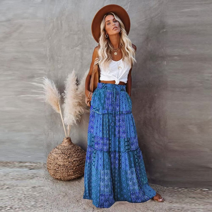 Bohemian Maxi Skirt