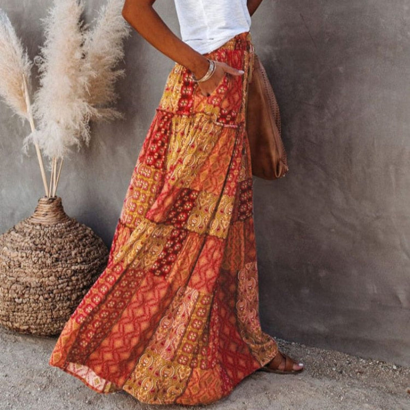 Bohemian Maxi Skirt