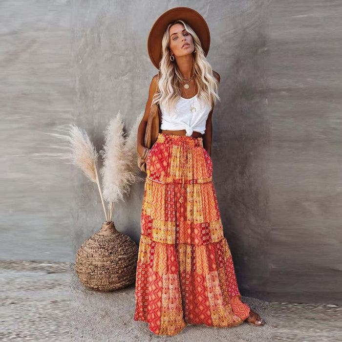 Bohemian Maxi Skirts