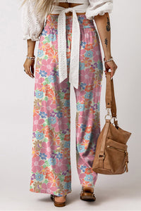 Boho Beach Pants Floral