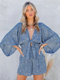 Boho Chic Mini Dress blue