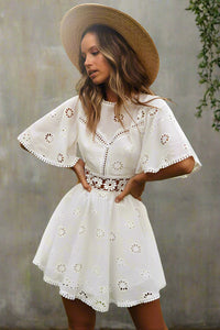 Boho Chic White Dress