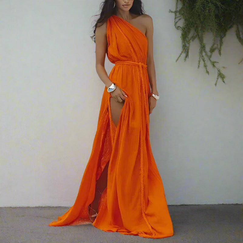 Boho Cover Up Dress red