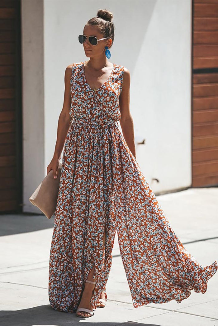Boho Ditsy Floral Dress
