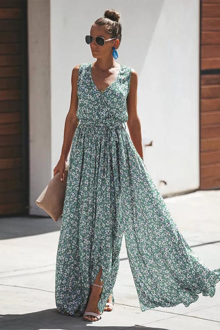 Boho Ditsy Floral Dress