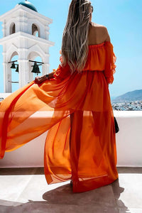Boho Dress Orange