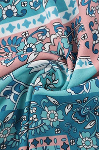 Boho Dress Teal Maxi