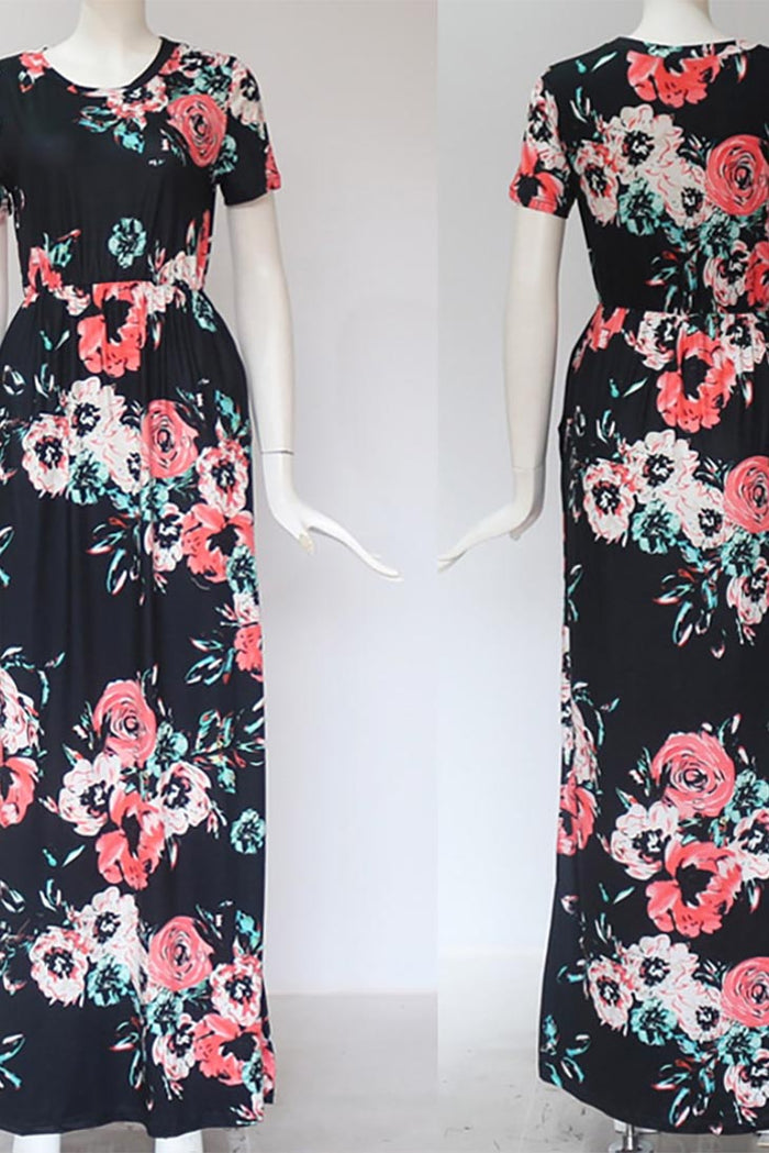 Boho Floral Maxi Dress