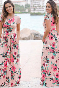 Boho Floral Maxi Dress