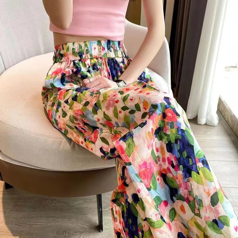 Boho Floral Pants