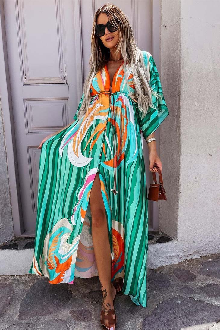 Boho Kaftan Dress