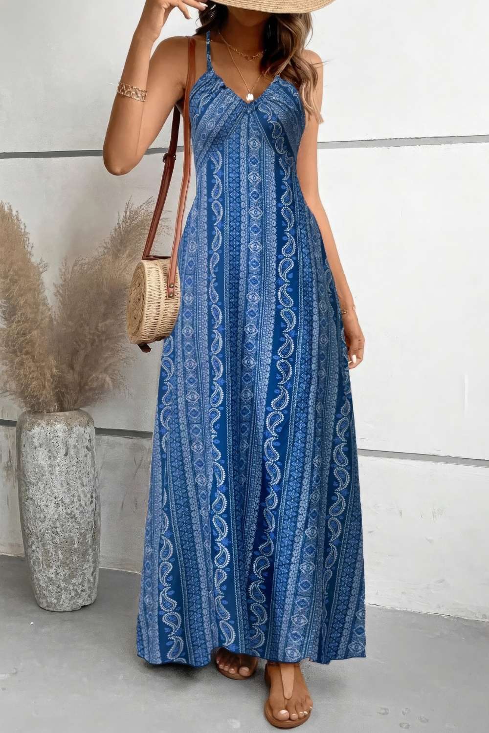 Boho Maxi Dress Paisley