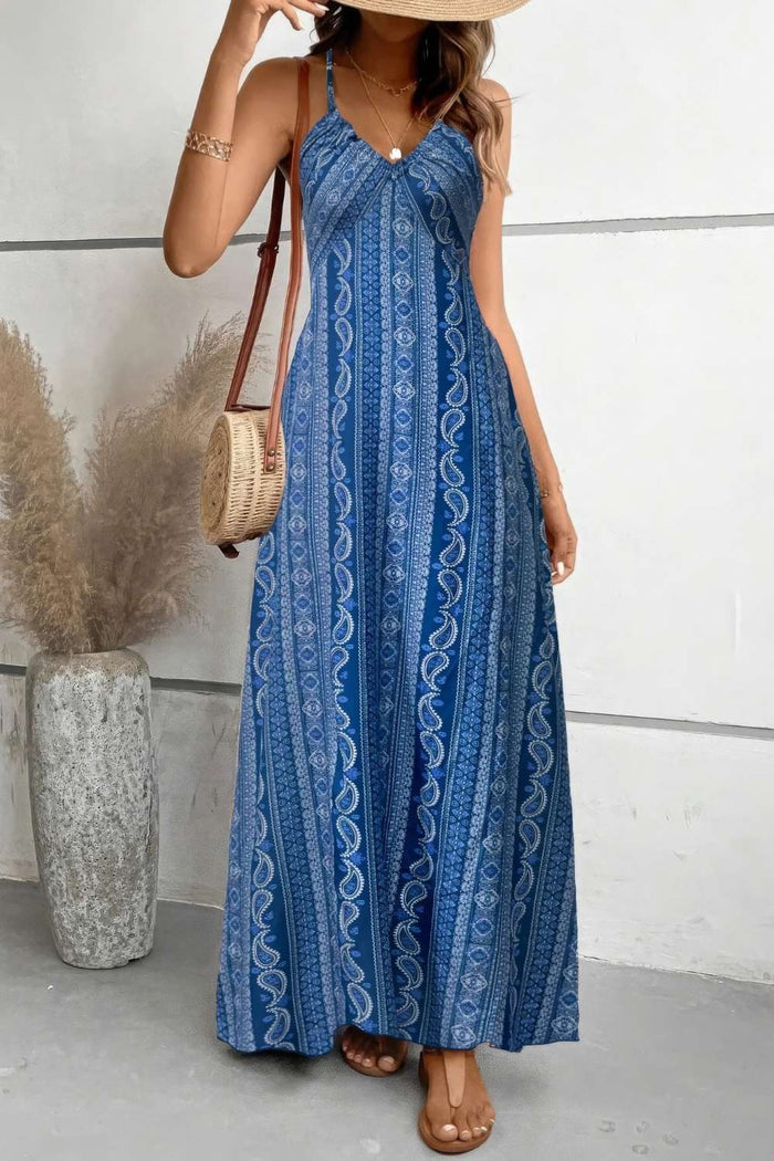 Boho Maxi Dress Paisley