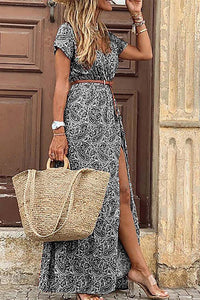 Boho Maxi Dress Slit