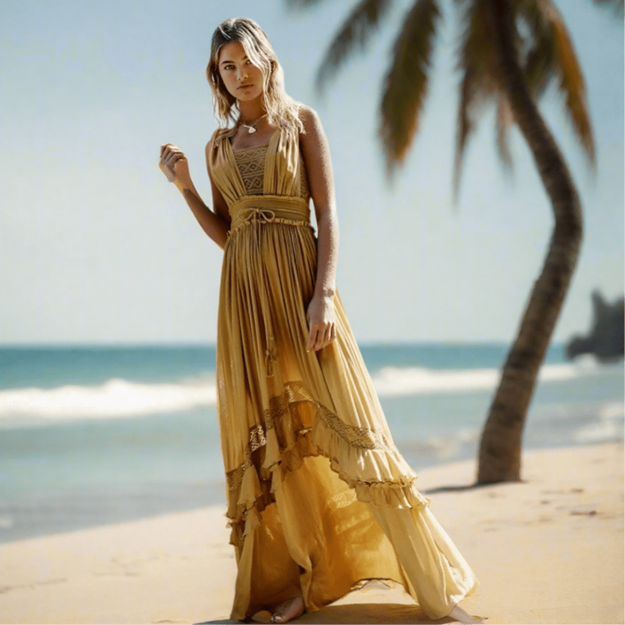 Boho Maxi Dress Summer 1