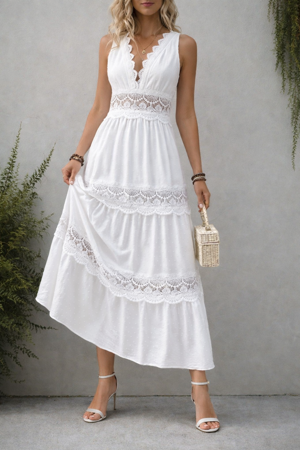 Boho_Maxi_Dress_White_Lace