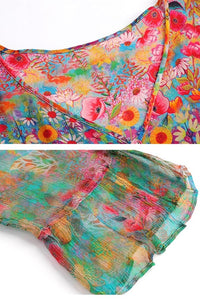 Boho Maxi Dress flowy floral