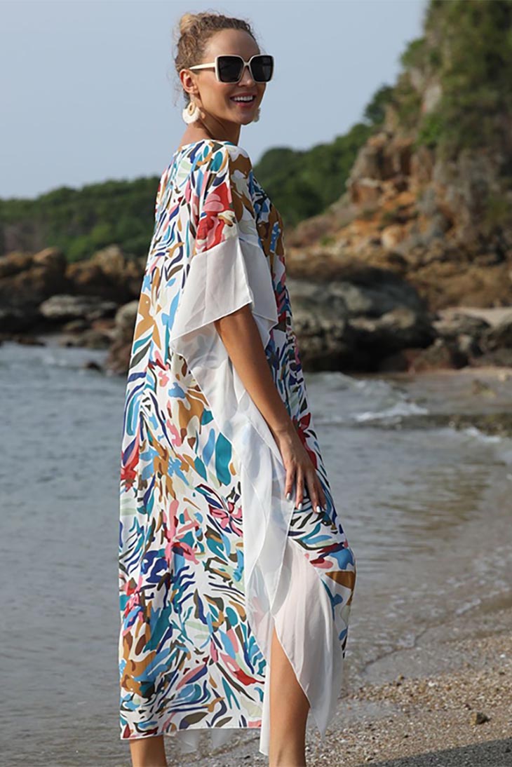 Boho Maxi Dress kimono