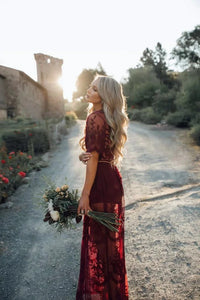 Boho Maxi Dress lace1