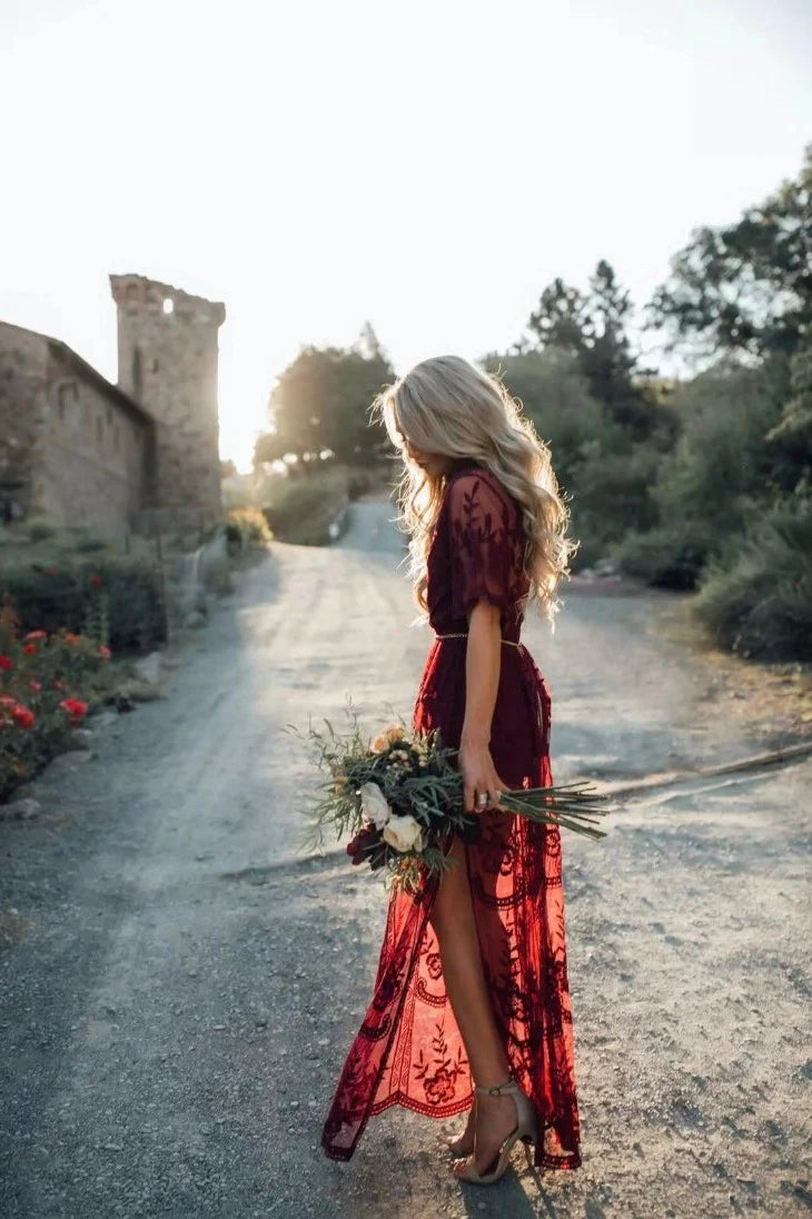 Boho Maxi Dress lace2