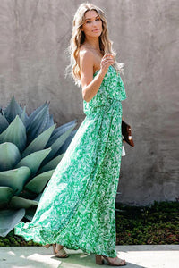 Boho Maxi Dress strapless