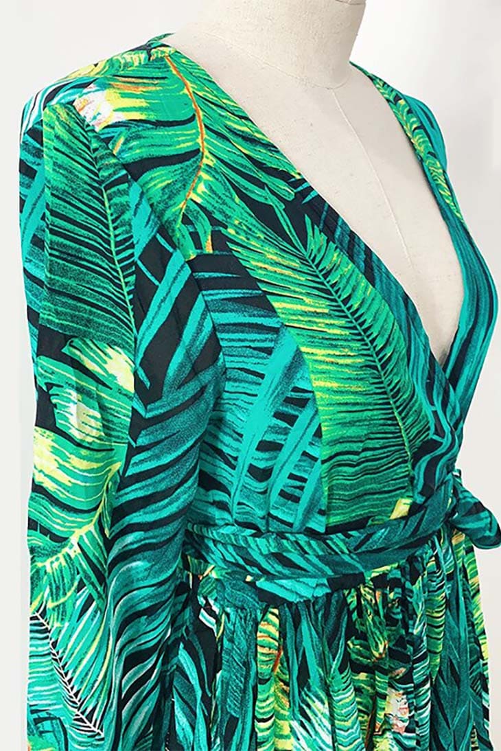 Boho Maxi Dress tropical 