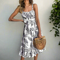 Boho Midi Dress Summer