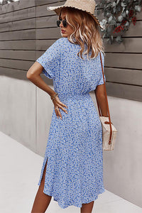 Boho Midi Dress With Sleeves