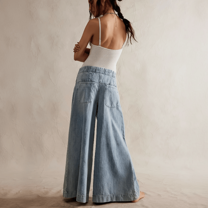 Boho Palazzo Jeans ripped