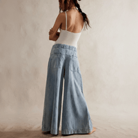 Boho Palazzo Jeans ripped