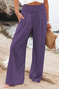 Boho Pants Women violet