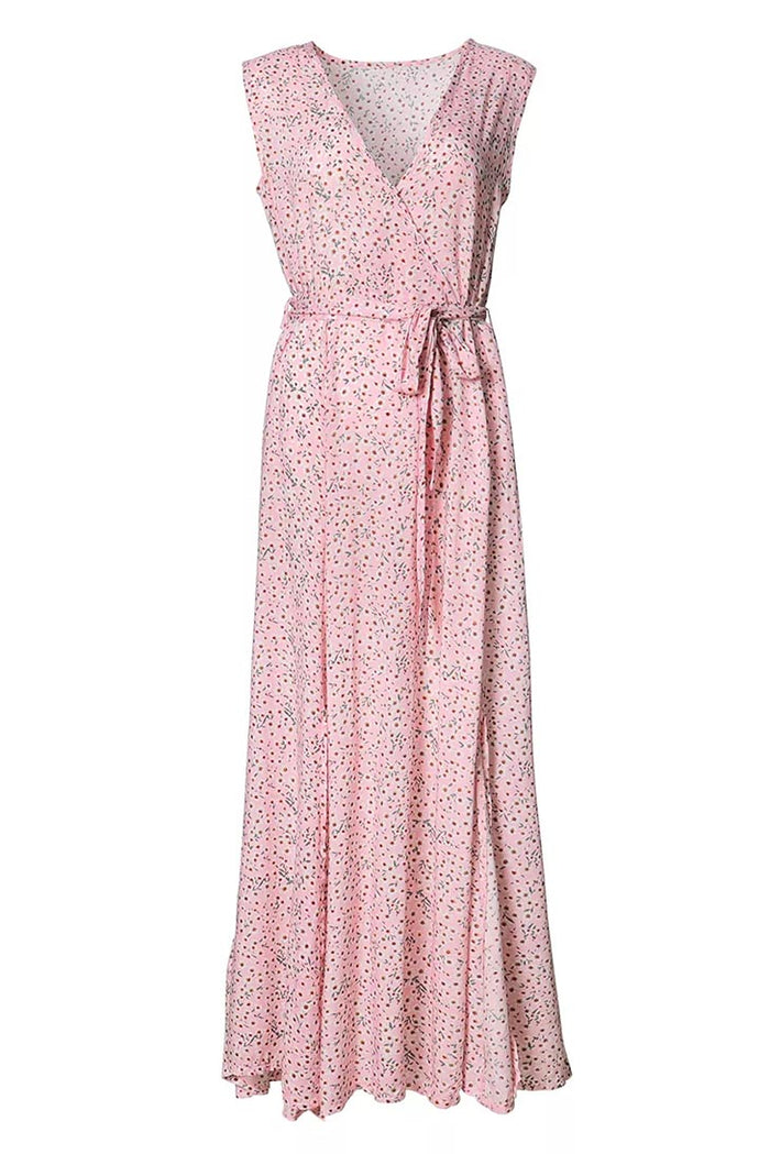 Boho Pink Dress maxi