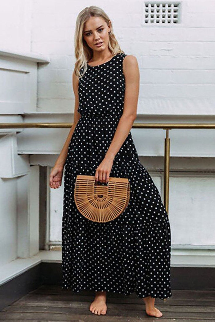 Boho Polka Dot Dress