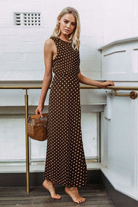 Boho Polka Dot Dress