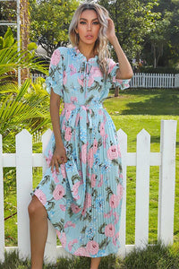 Boho Ruffle Maxi Dress