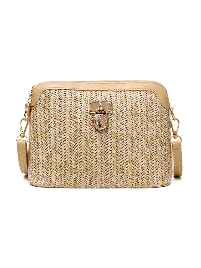 Boho Straw Bag Crossbody
