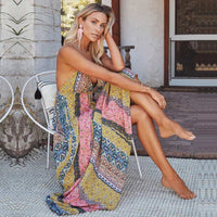 Boho V-Neck Maxi Dress