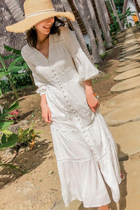 Boho Wedding Lace Dress