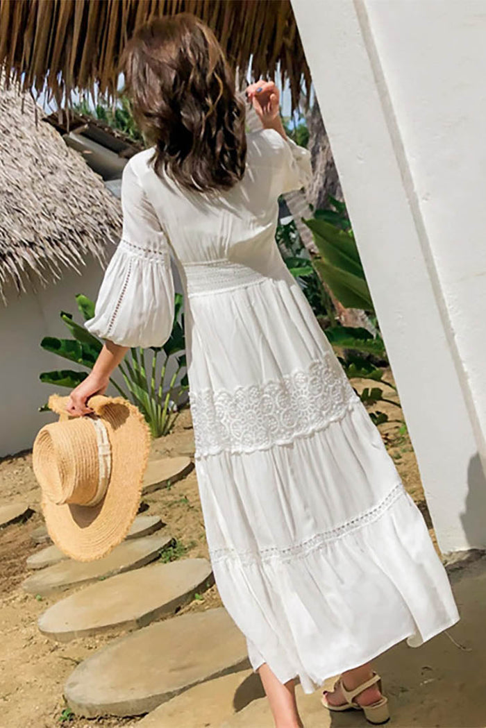 Boho Wedding Lace Dress