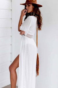 Boho White Beach Dress
