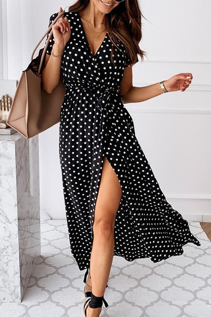 Boho Wrap Midi Dress